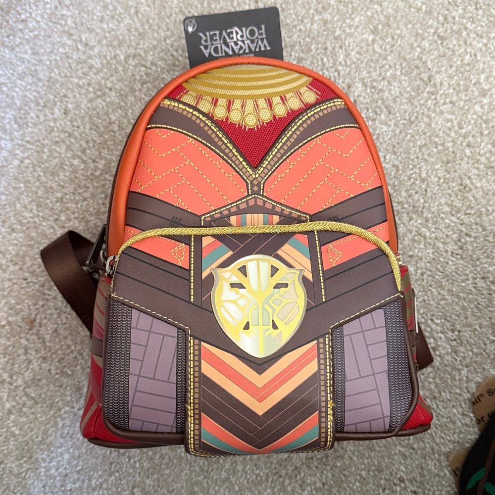 Wakanda Forever Black Panther Loungefly Mini Backpack